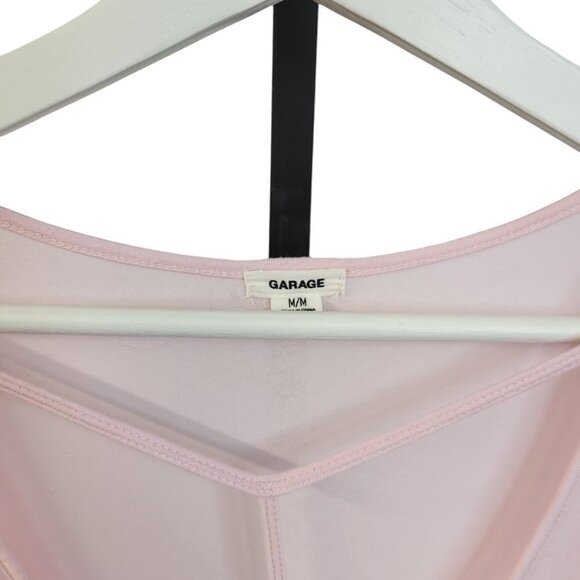 Garage Strappy Front Baby Pink Top Size Medium - Picture 3 of 5
